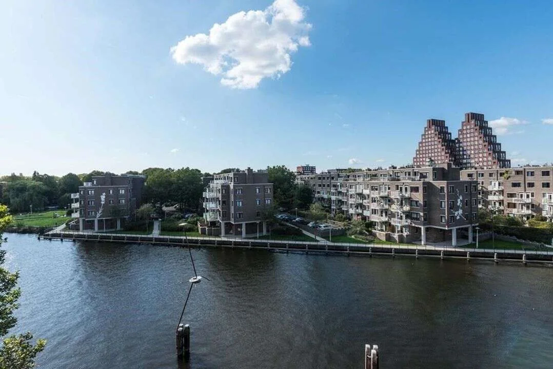 geblurde versie van de foto als achtergrond