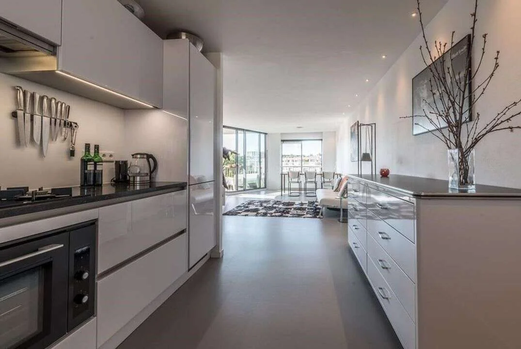 geblurde versie van de foto als achtergrond