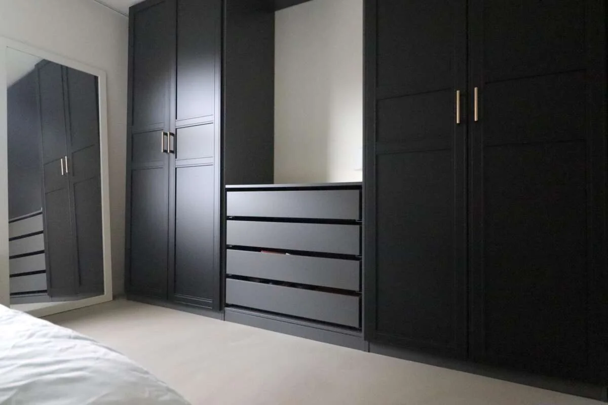 geblurde versie van de foto als achtergrond