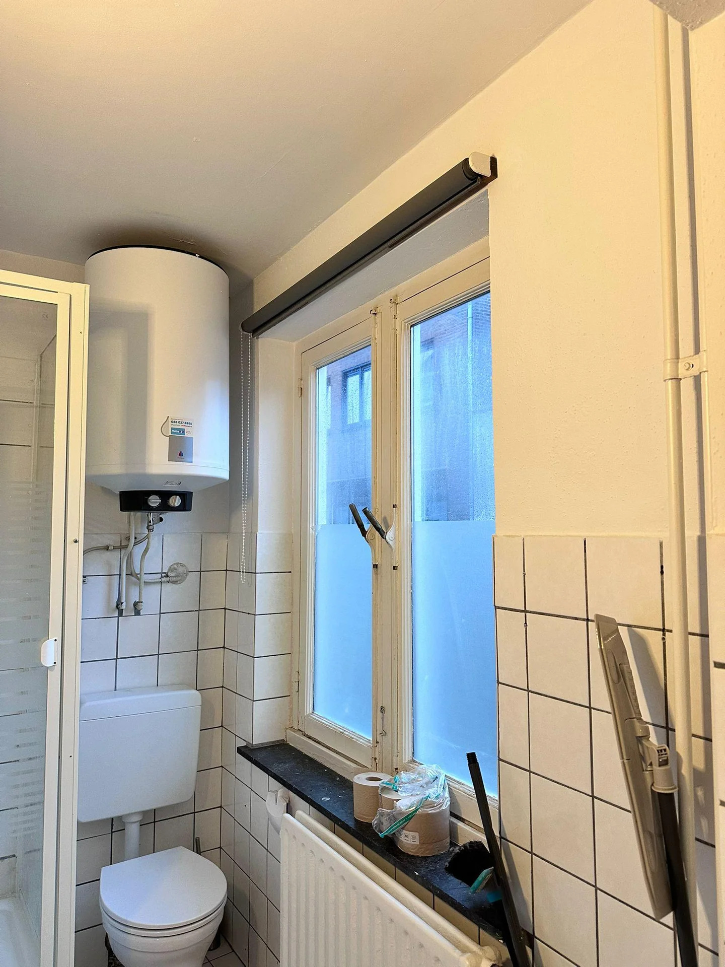 geblurde versie van de foto als achtergrond