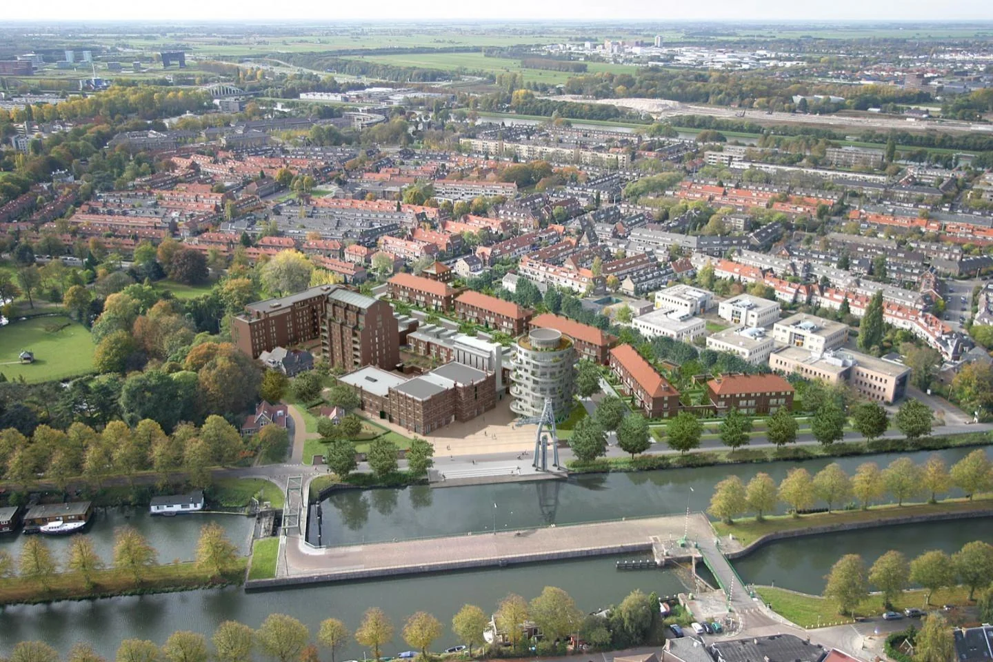 geblurde versie van de foto als achtergrond