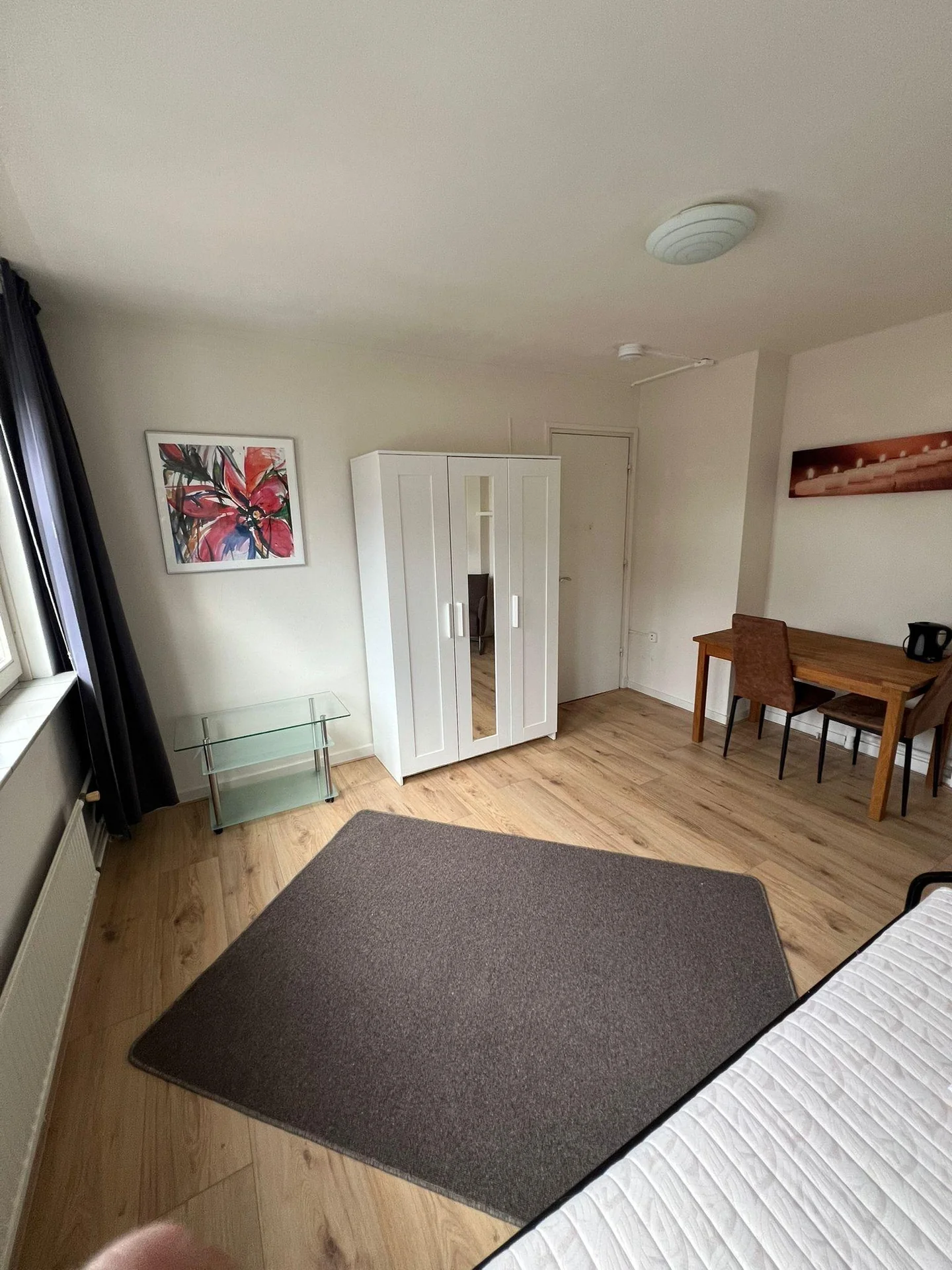 geblurde versie van de foto als achtergrond