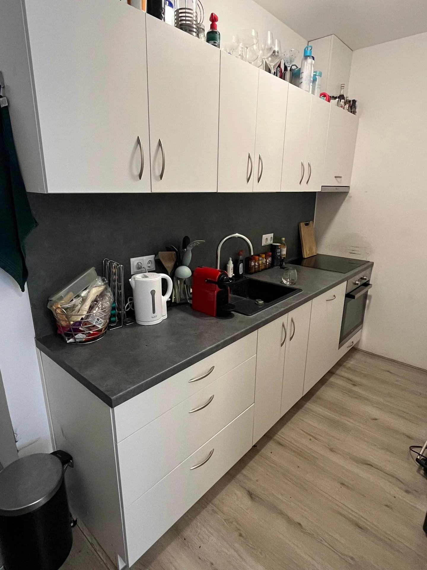 geblurde versie van de foto als achtergrond