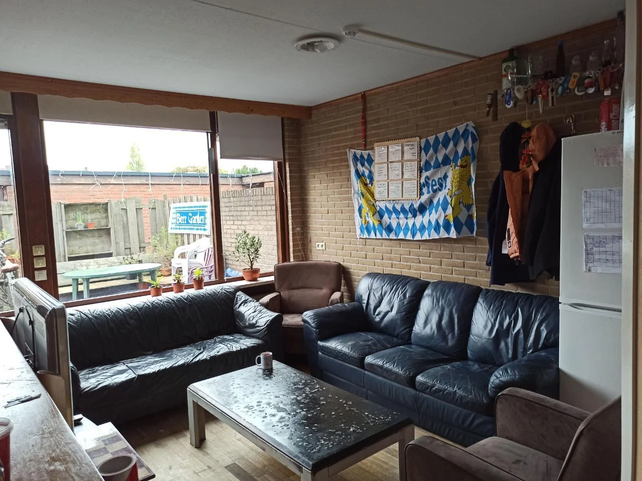 geblurde versie van de foto als achtergrond