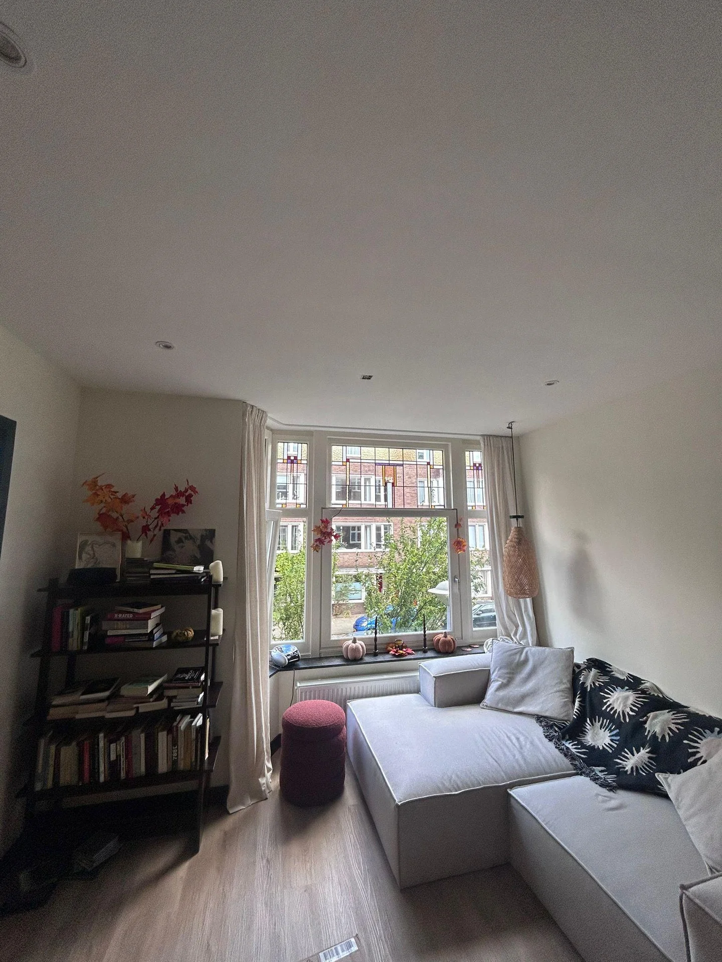 geblurde versie van de foto als achtergrond