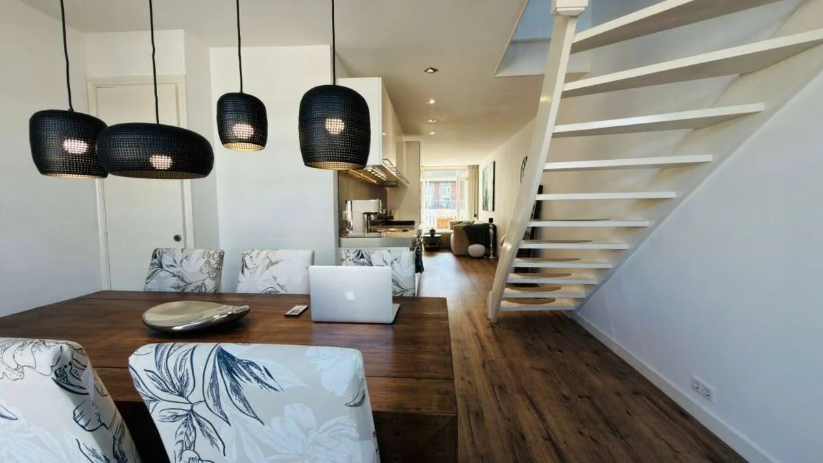 geblurde versie van de foto als achtergrond