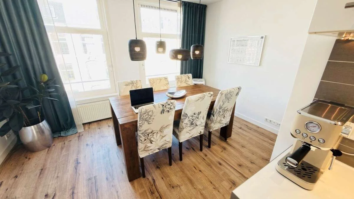 geblurde versie van de foto als achtergrond