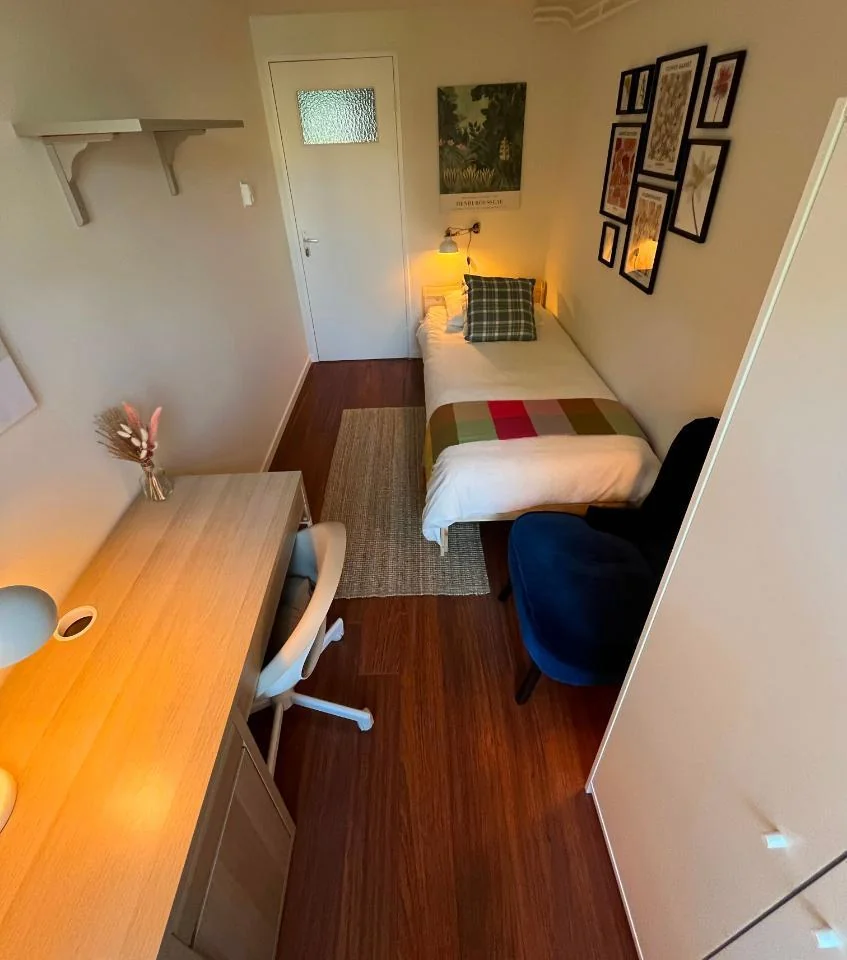 geblurde versie van de foto als achtergrond