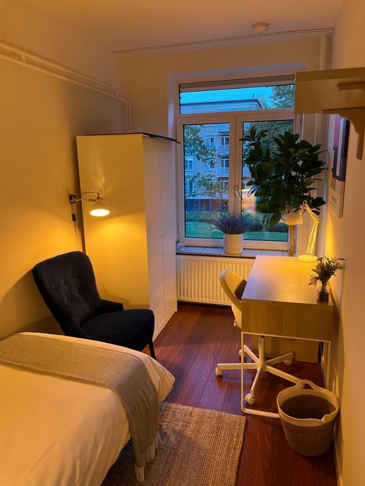 geblurde versie van de foto als achtergrond