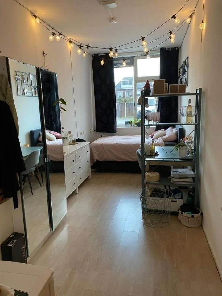 geblurde versie van de foto als achtergrond