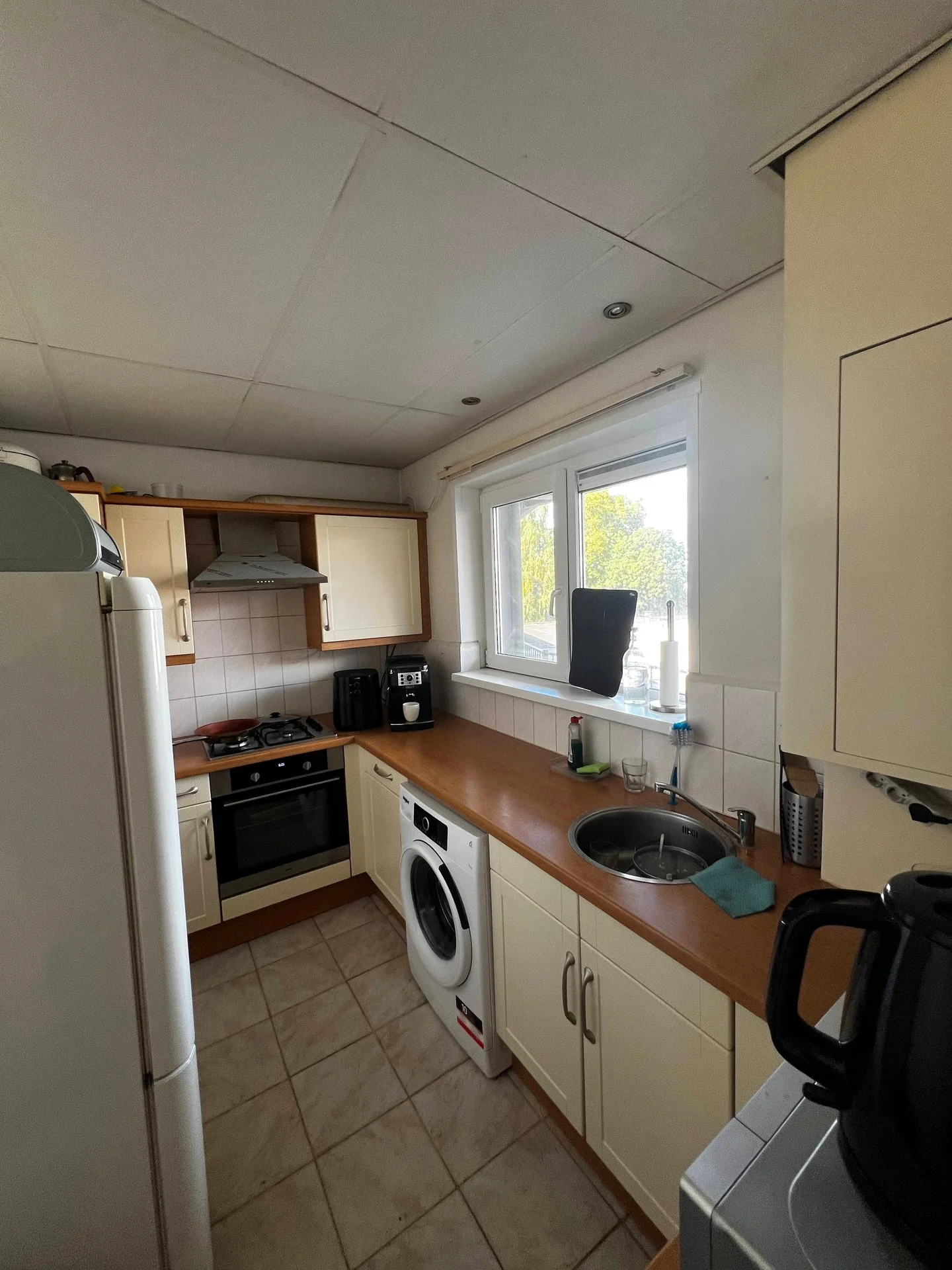 geblurde versie van de foto als achtergrond