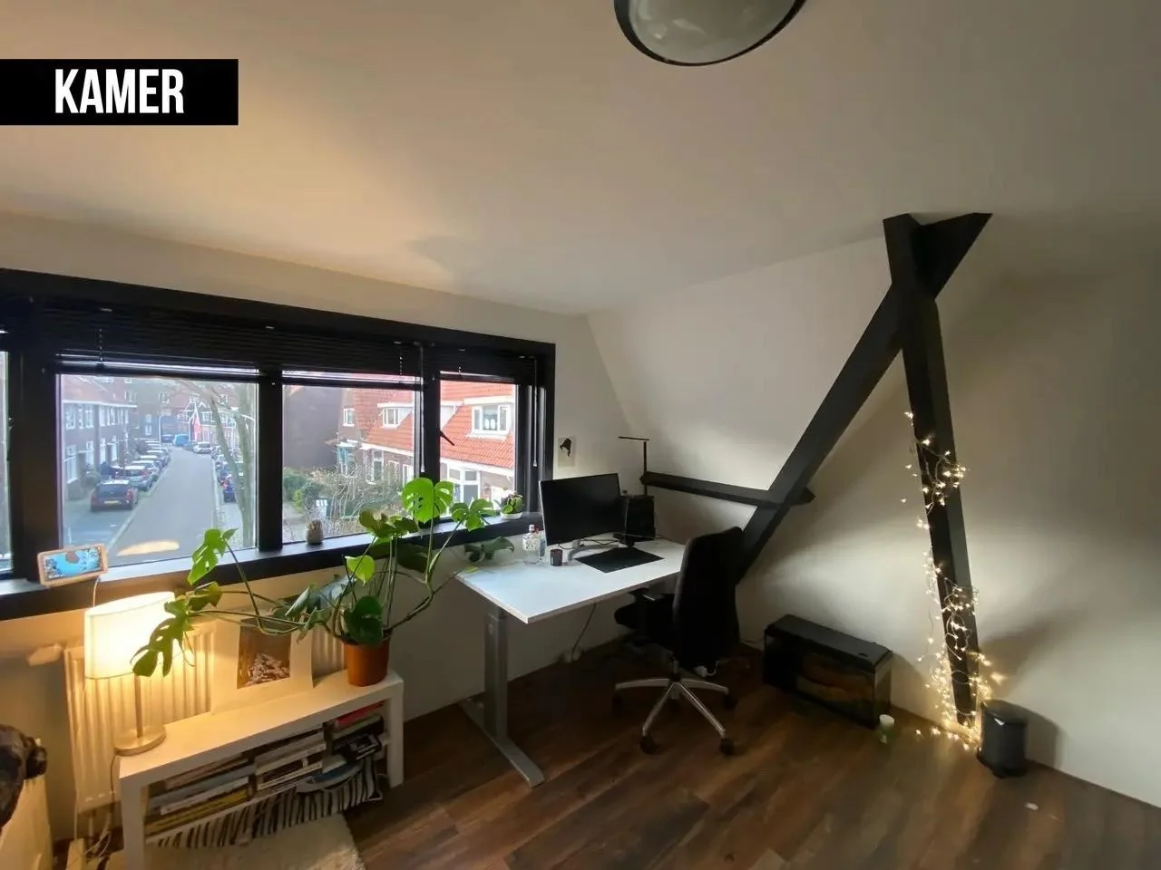 geblurde versie van de foto als achtergrond