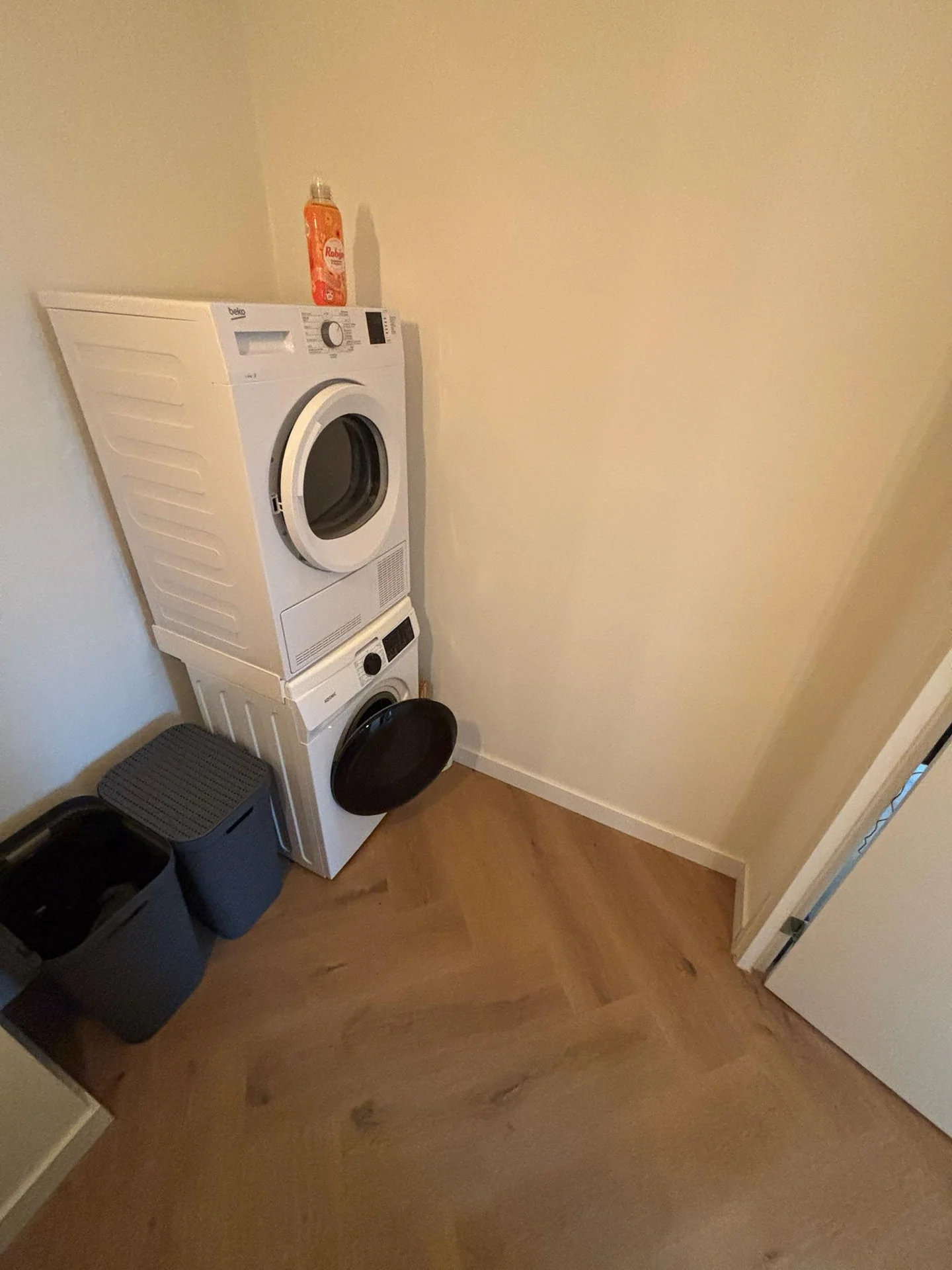 geblurde versie van de foto als achtergrond