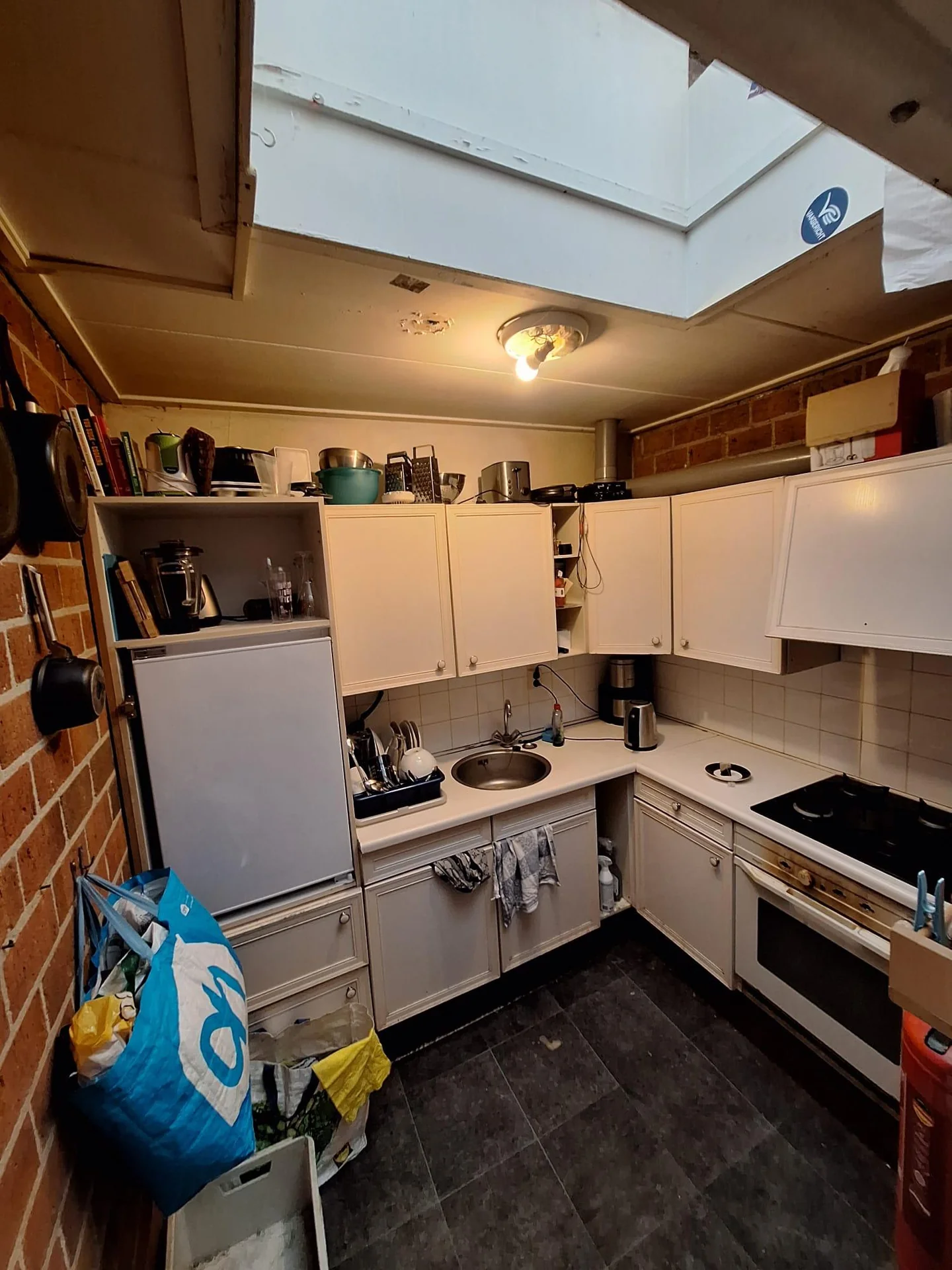 geblurde versie van de foto als achtergrond