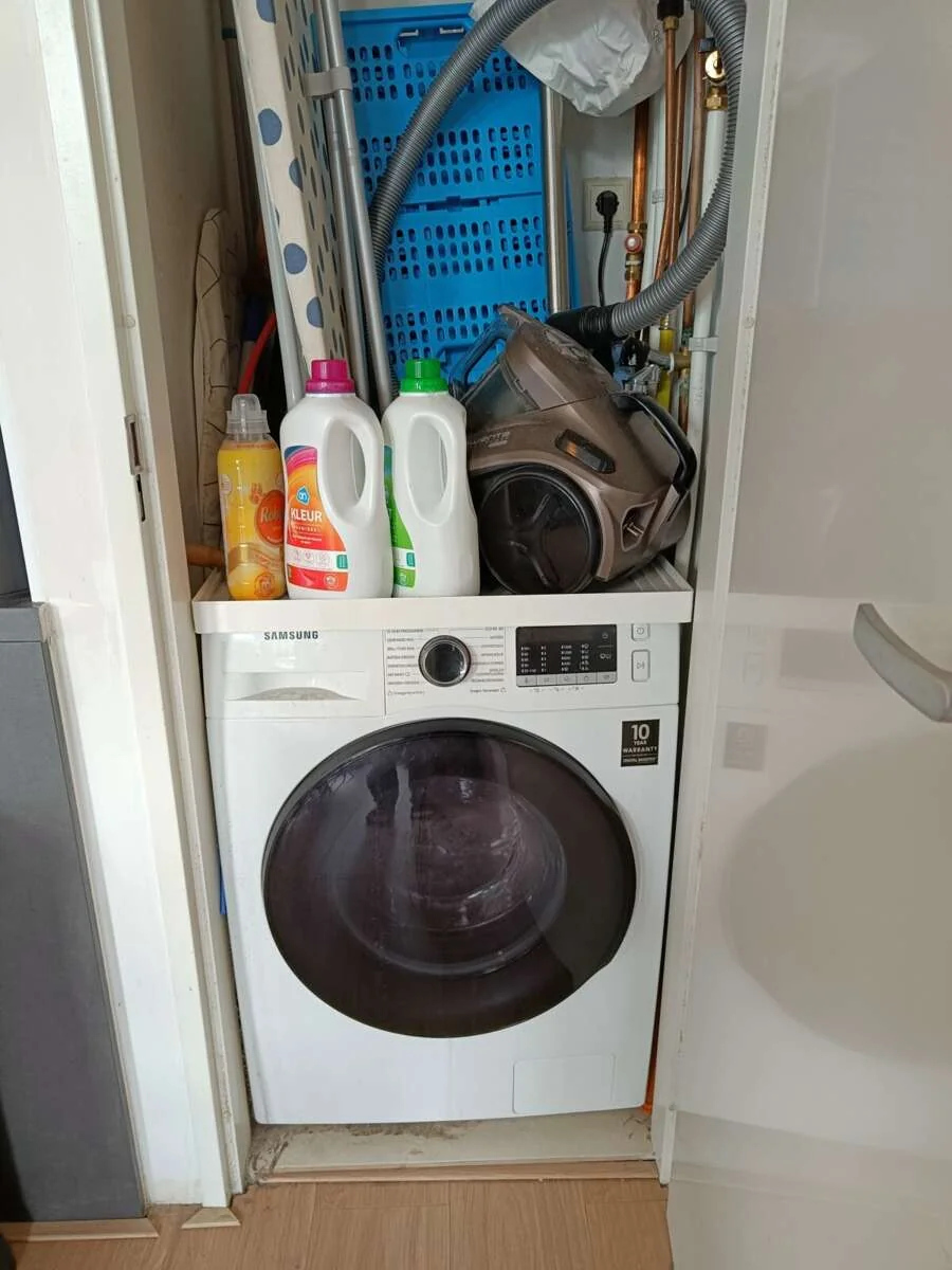 geblurde versie van de foto als achtergrond