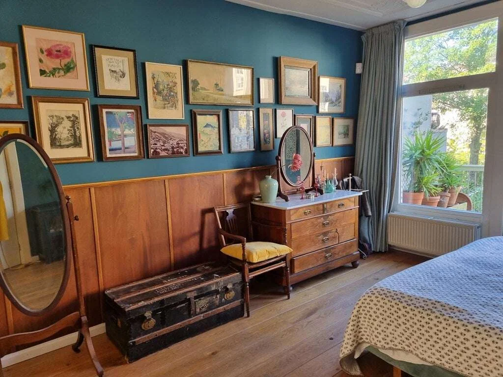 geblurde versie van de foto als achtergrond