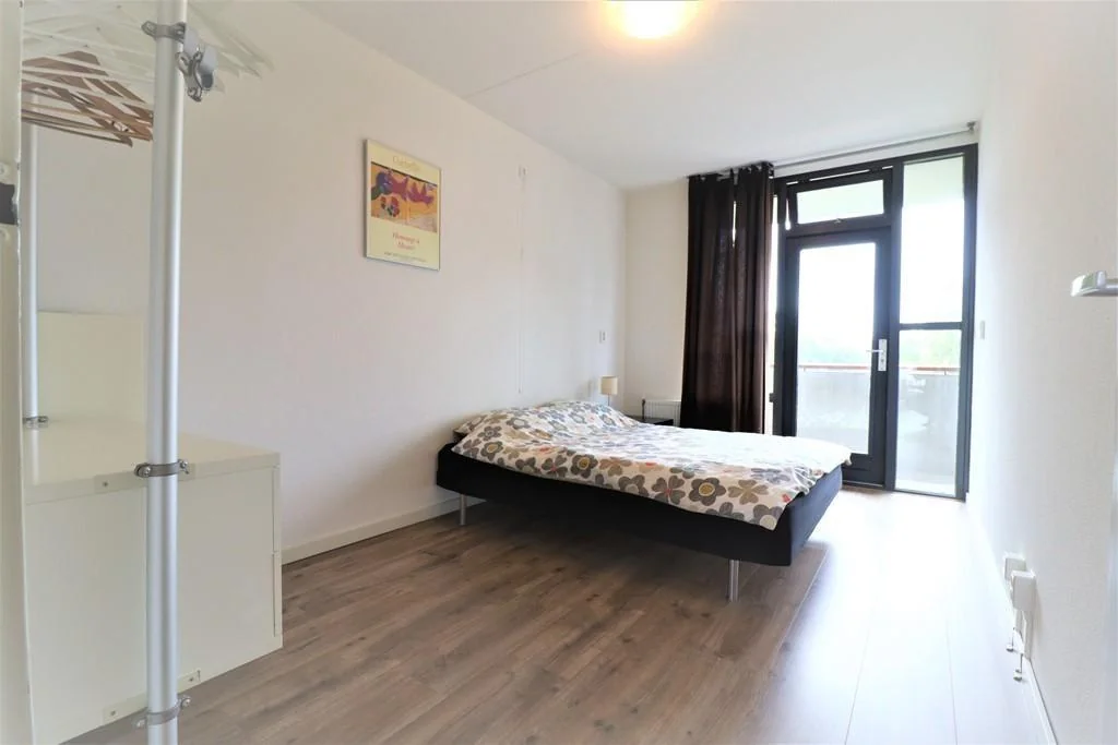 geblurde versie van de foto als achtergrond