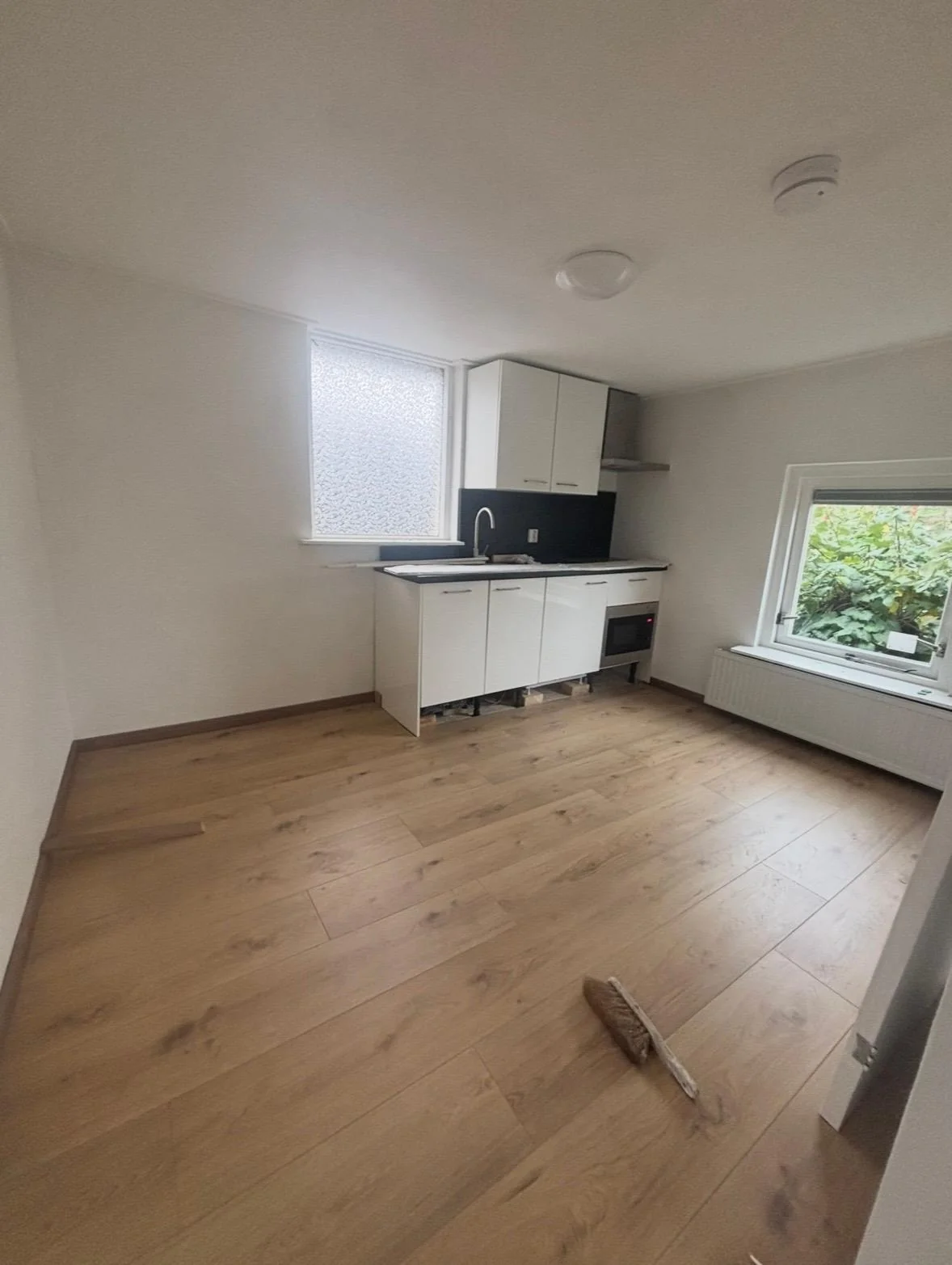 geblurde versie van de foto als achtergrond