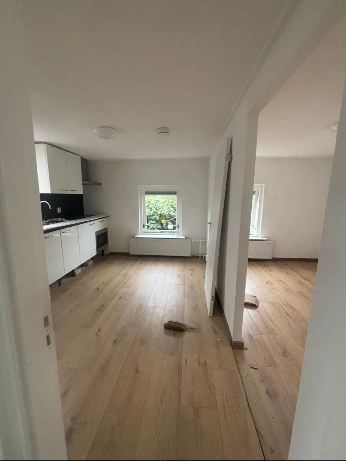 geblurde versie van de foto als achtergrond