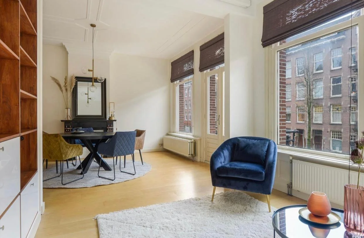 geblurde versie van de foto als achtergrond