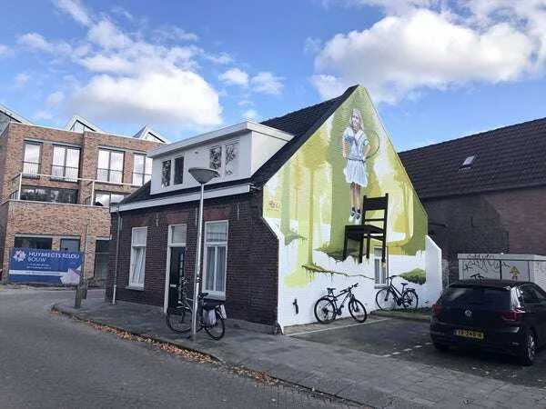 geblurde versie van de foto als achtergrond