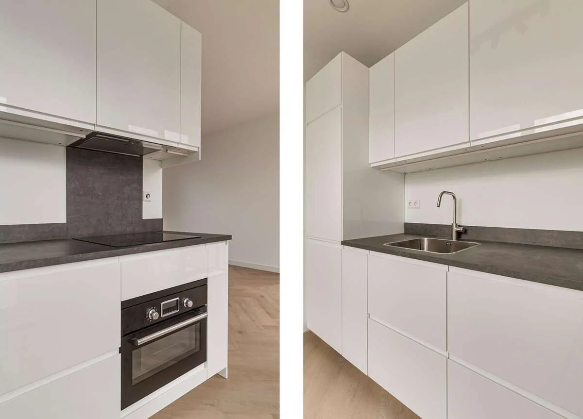 geblurde versie van de foto als achtergrond