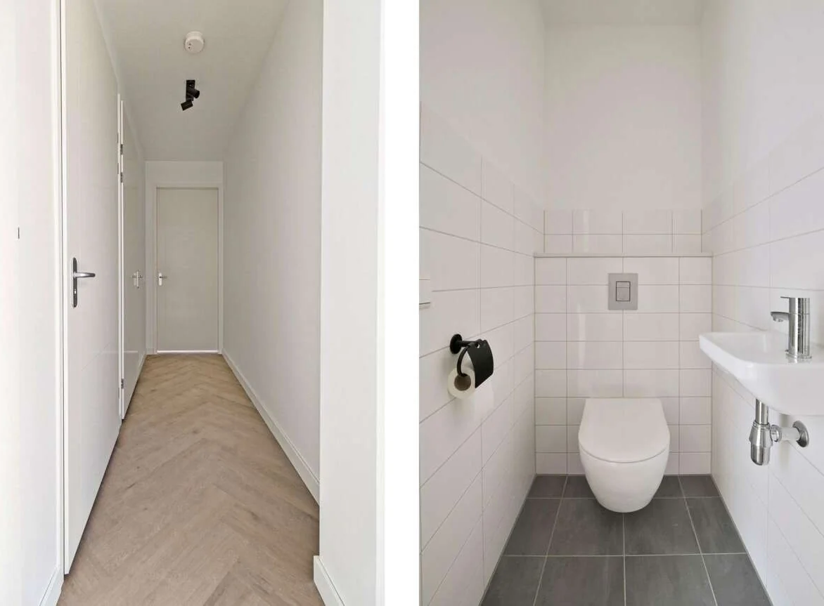 geblurde versie van de foto als achtergrond