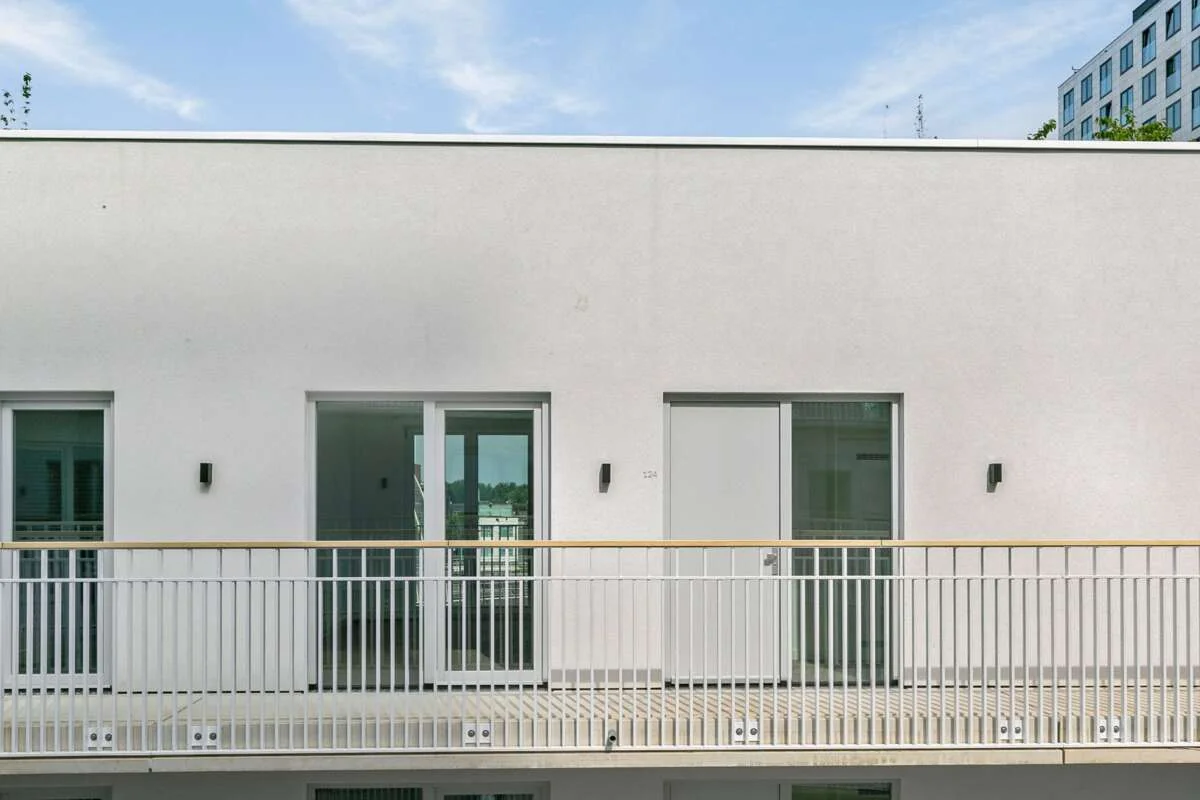 geblurde versie van de foto als achtergrond