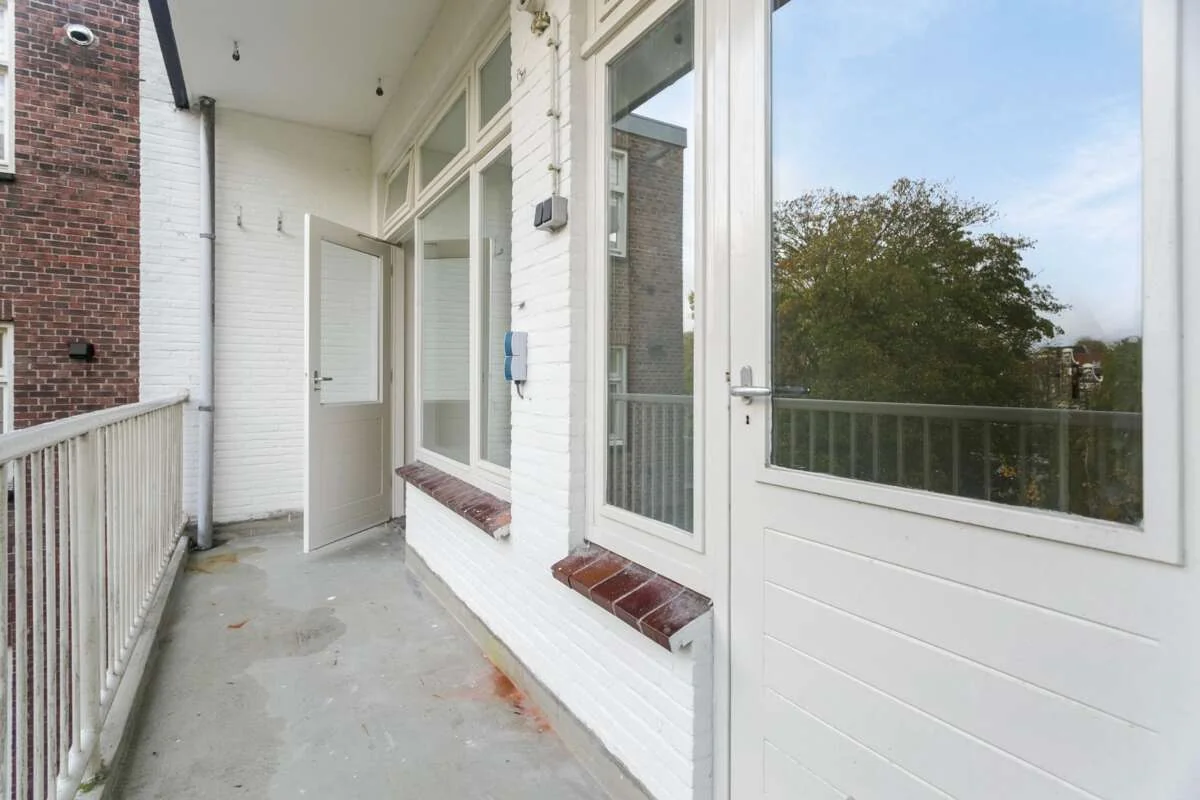 geblurde versie van de foto als achtergrond