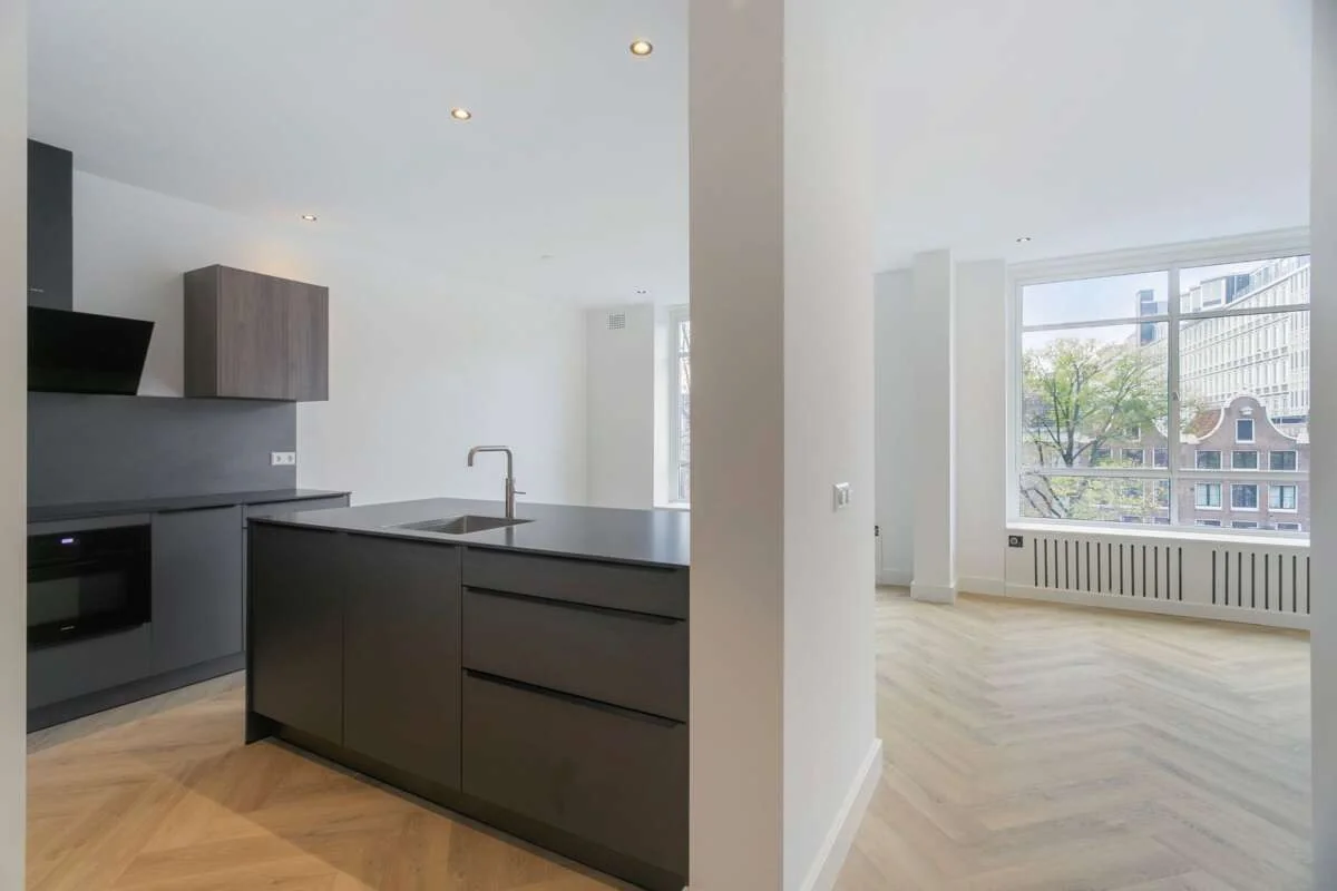 geblurde versie van de foto als achtergrond