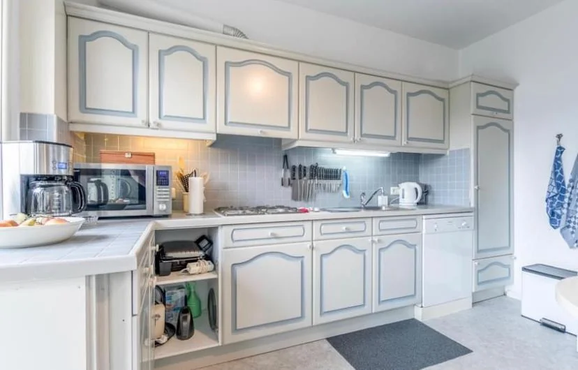 geblurde versie van de foto als achtergrond