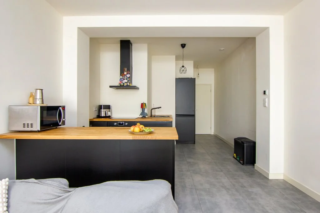 geblurde versie van de foto als achtergrond