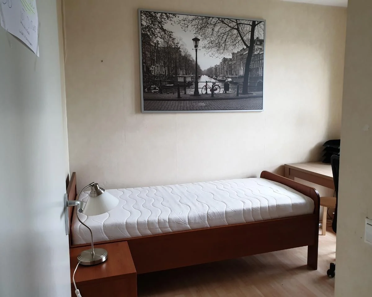 geblurde versie van de foto als achtergrond