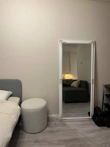 geblurde versie van de foto als achtergrond