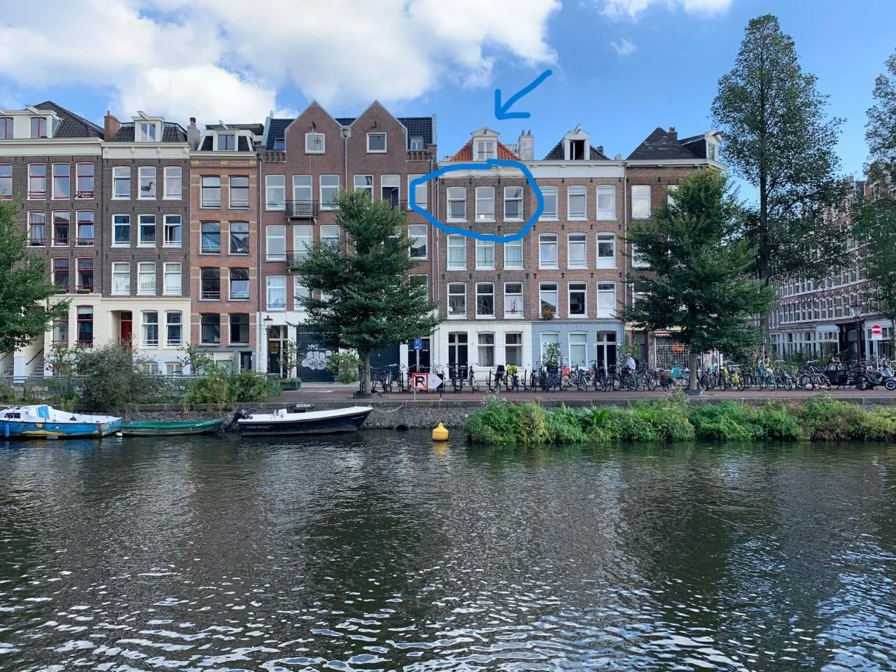 geblurde versie van de foto als achtergrond