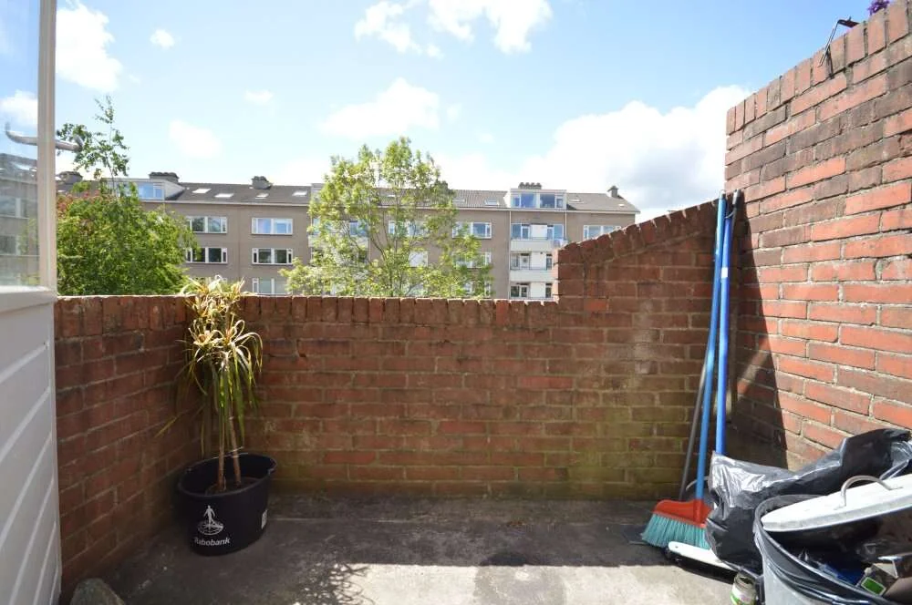 geblurde versie van de foto als achtergrond