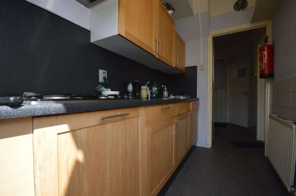 geblurde versie van de foto als achtergrond