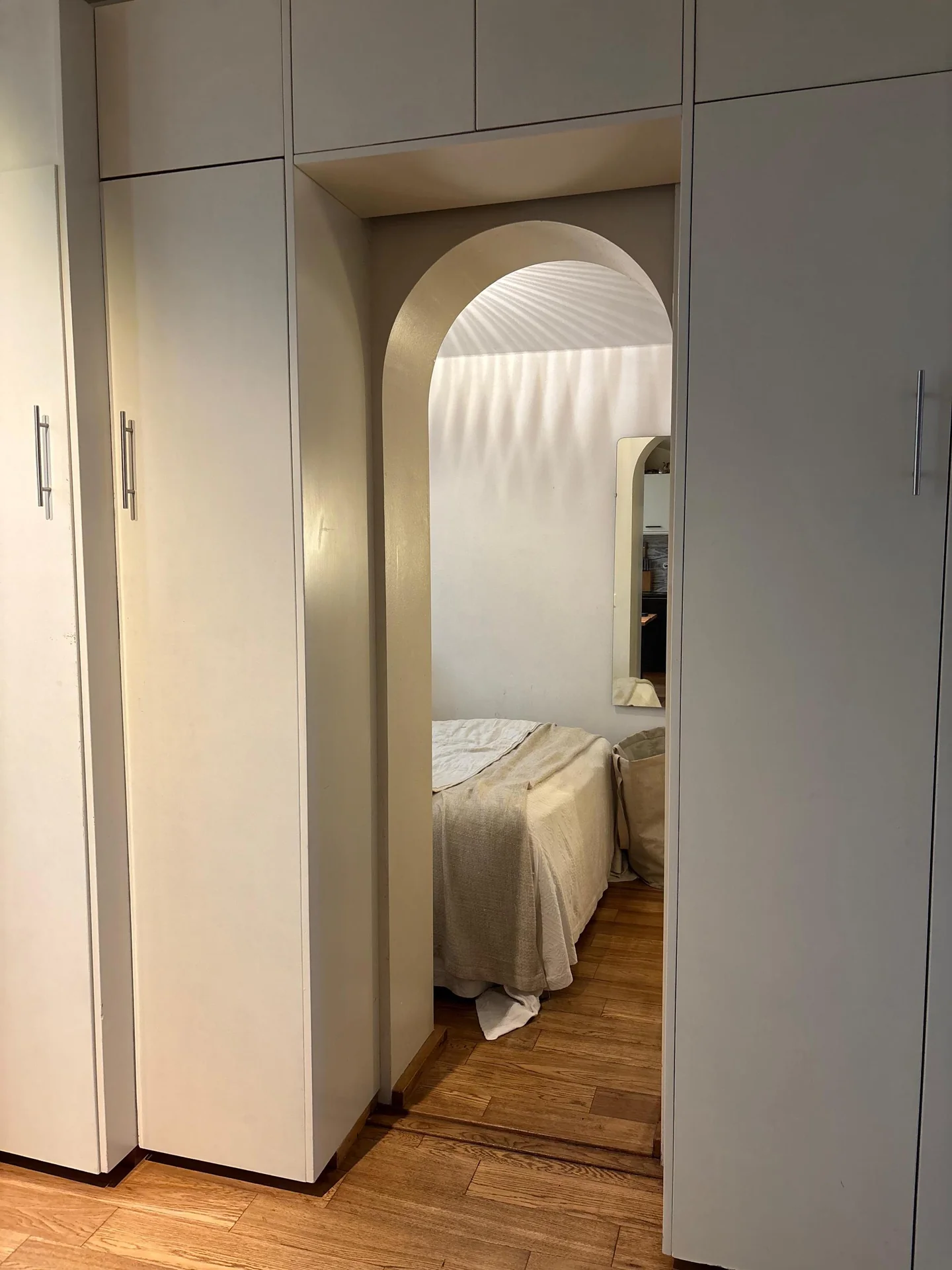 geblurde versie van de foto als achtergrond