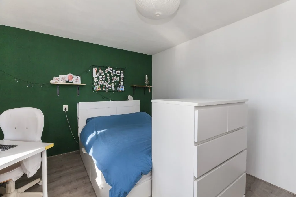 geblurde versie van de foto als achtergrond