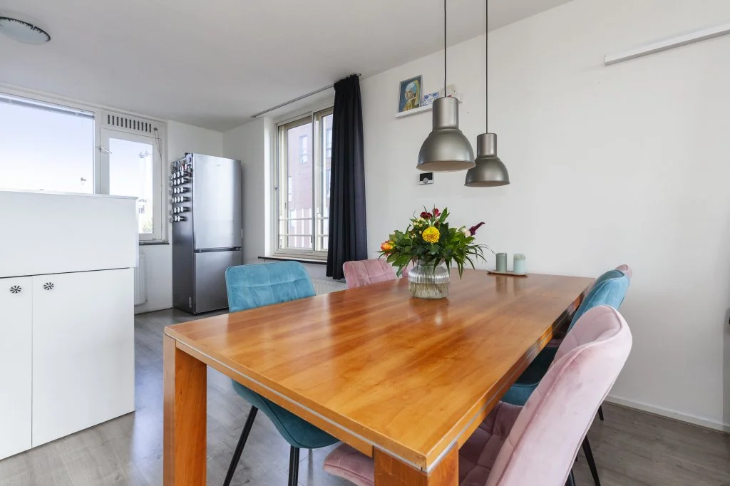 geblurde versie van de foto als achtergrond