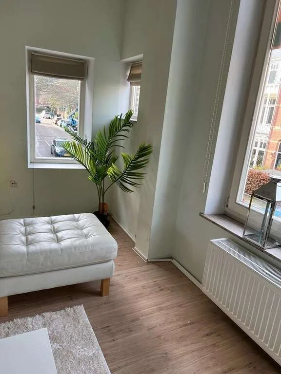 geblurde versie van de foto als achtergrond