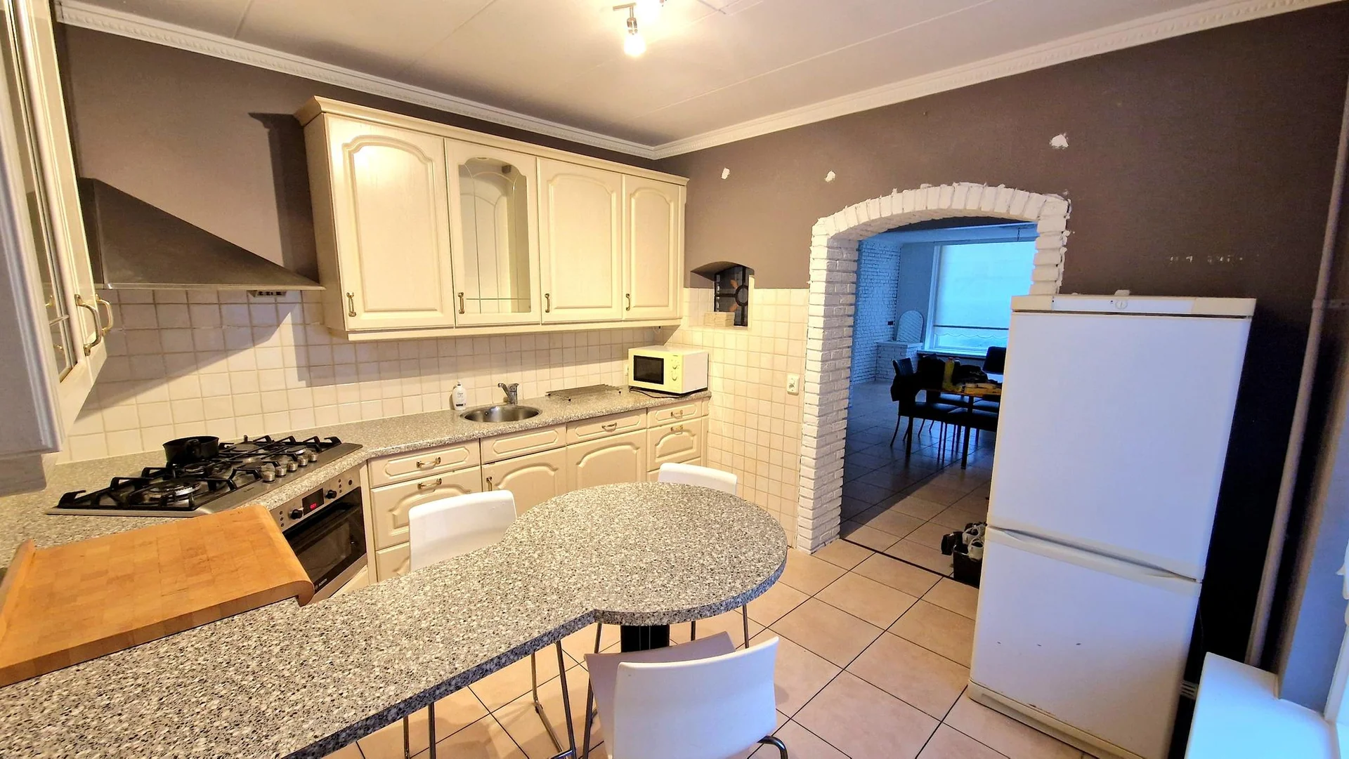 geblurde versie van de foto als achtergrond