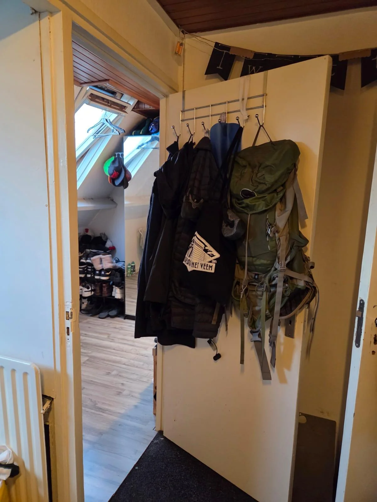 geblurde versie van de foto als achtergrond