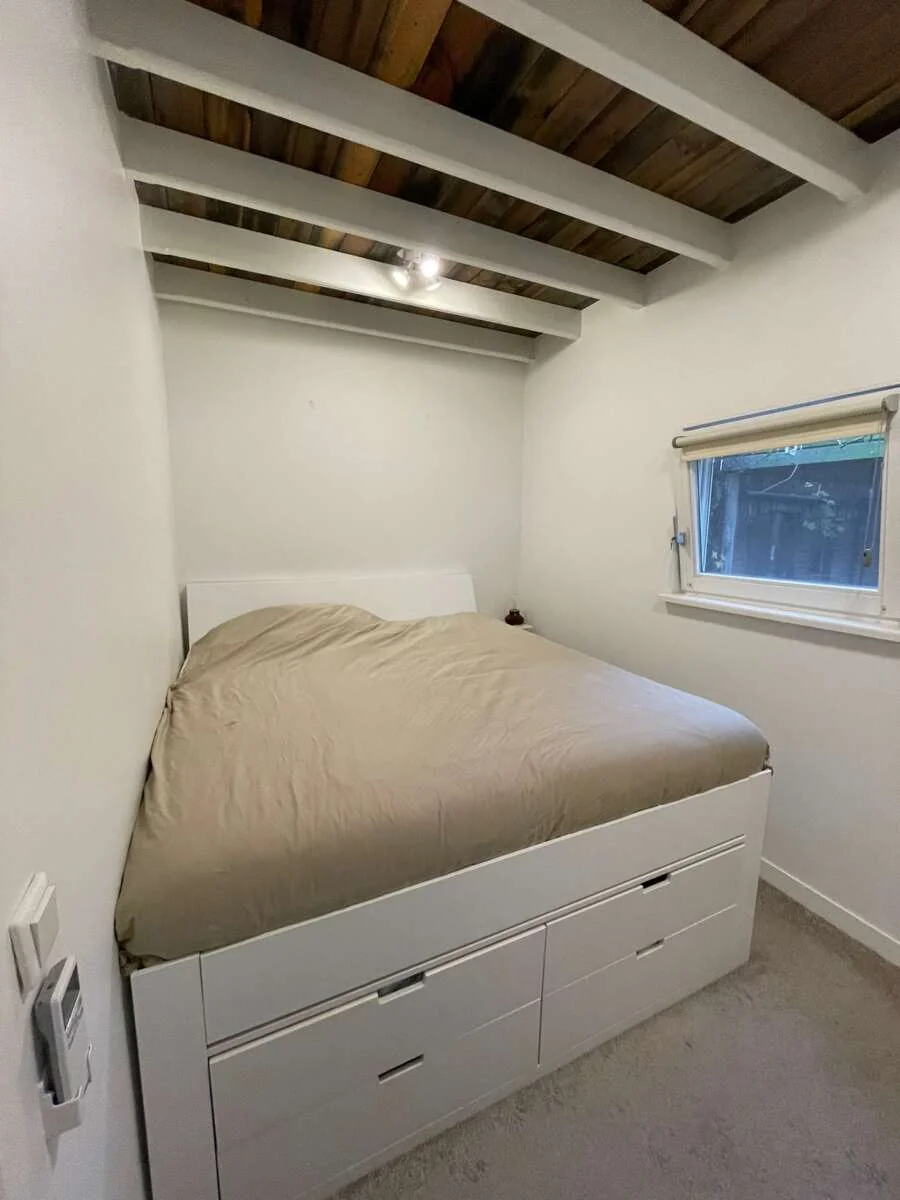 geblurde versie van de foto als achtergrond