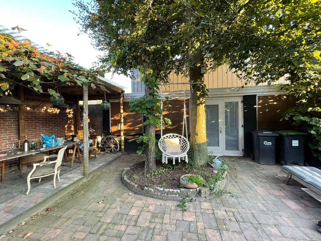 geblurde versie van de foto als achtergrond