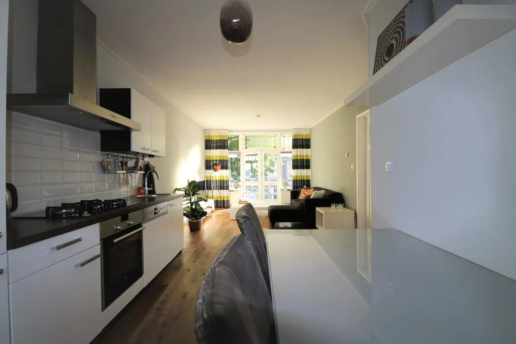 geblurde versie van de foto als achtergrond