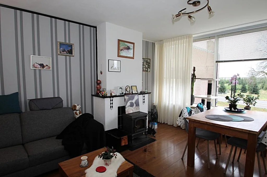 geblurde versie van de foto als achtergrond