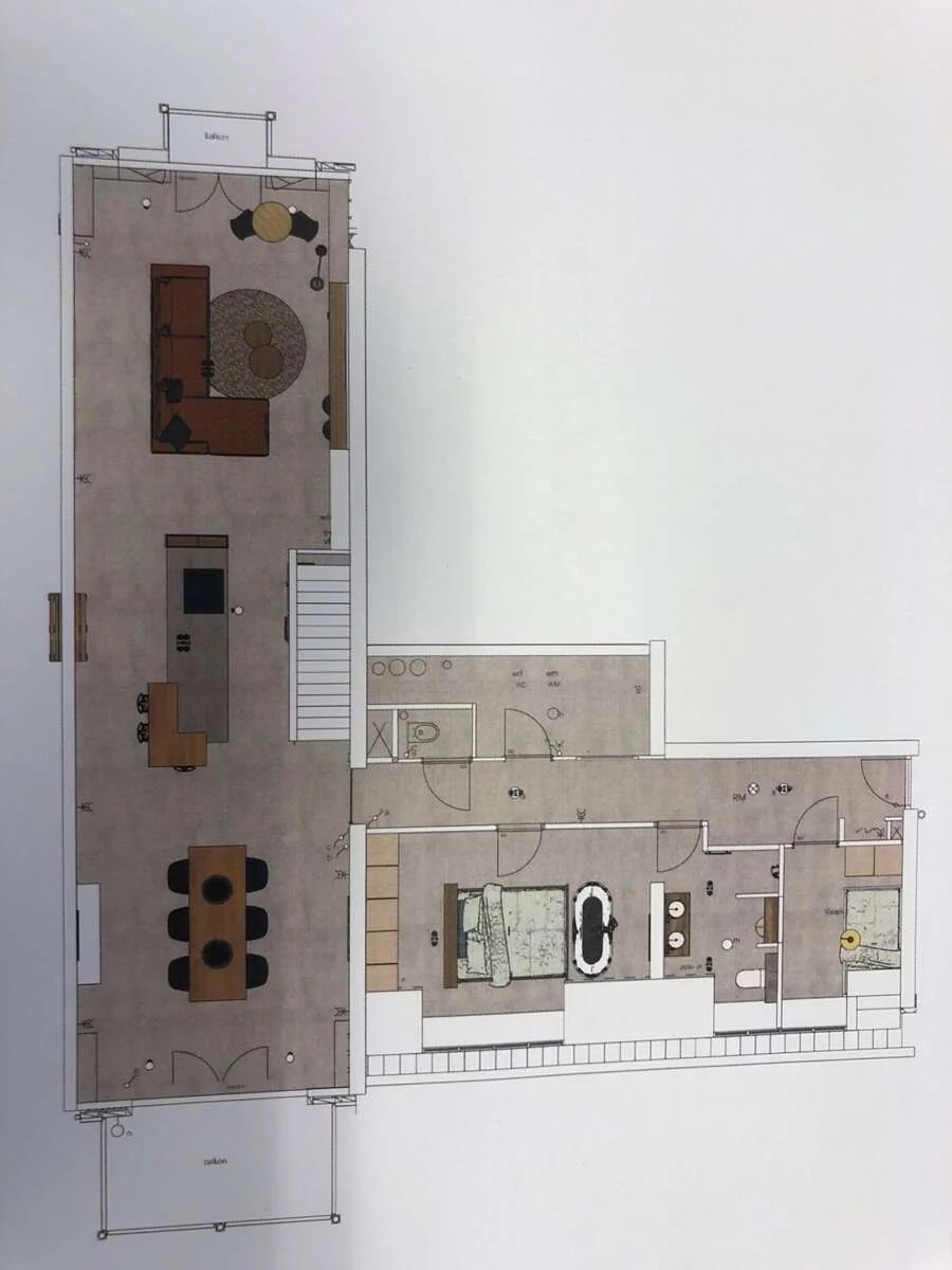 geblurde versie van de foto als achtergrond