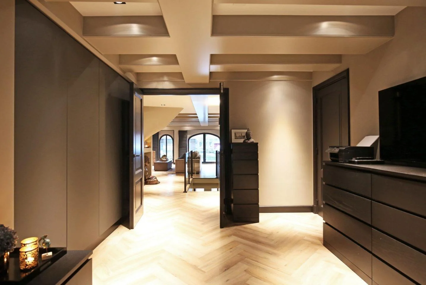 geblurde versie van de foto als achtergrond