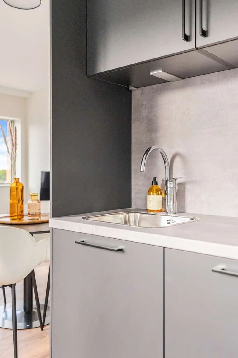 geblurde versie van de foto als achtergrond